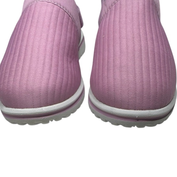 L.L. Bean Big Kids Airlight Mauve Berry Slingback Slippers Size 3-4 - Picture 5 of 12